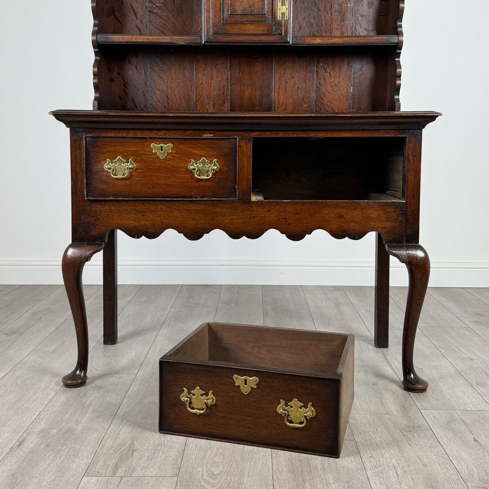Furniture Antique 20th Century Small Oak Dresser Of Good Quality photo
