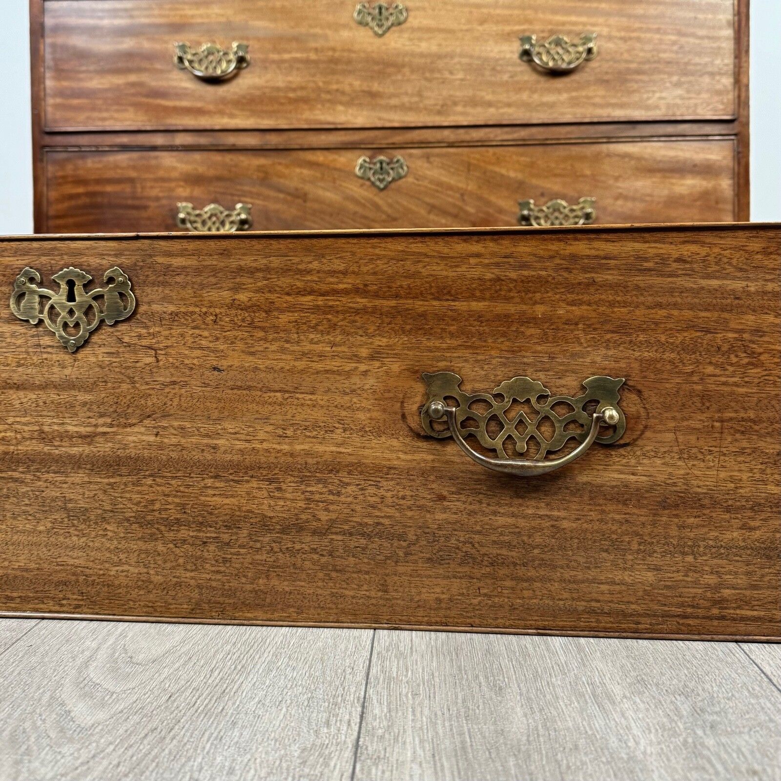 photo for sale Antique 18th Century Fine Quality Chest On Chest In Mahogany