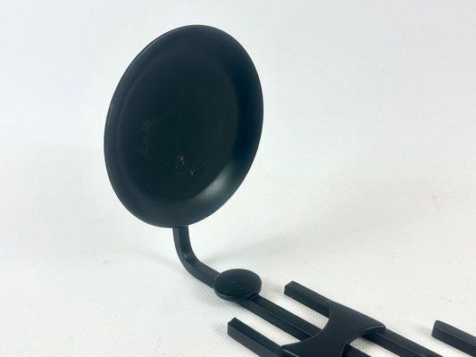 photo for sale Danish Modernist Iron & Glass Wall Candleholder From Dantoft, 1960s