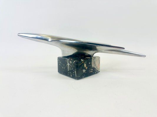 Art Deco Simca Ariane Car Mascot, 1961 photo Home Decor