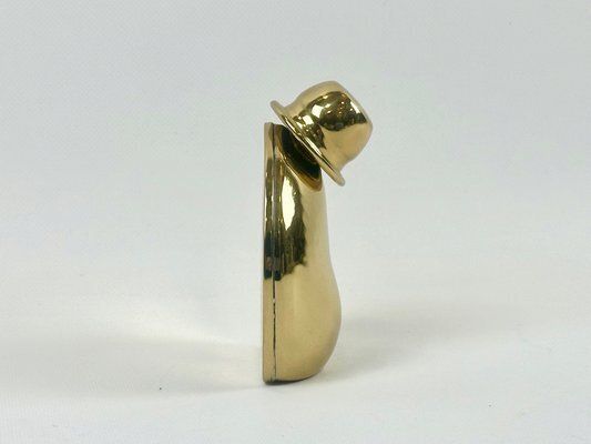 Mid Century Modern Brass Decanter By Pierre Forssell For Skultuna, 1960s photo 273.0
