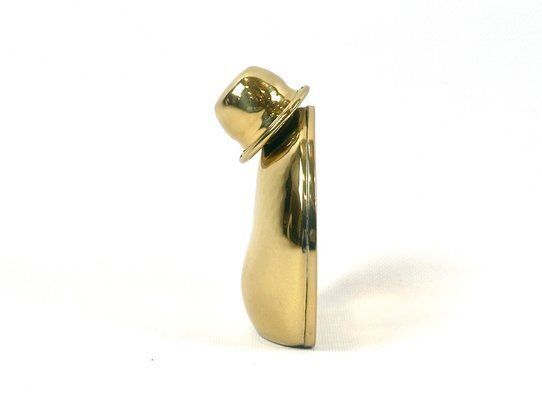 Mid Century Modern Brass Decanter By Pierre Forssell For Skultuna, 1960s photo vinterior