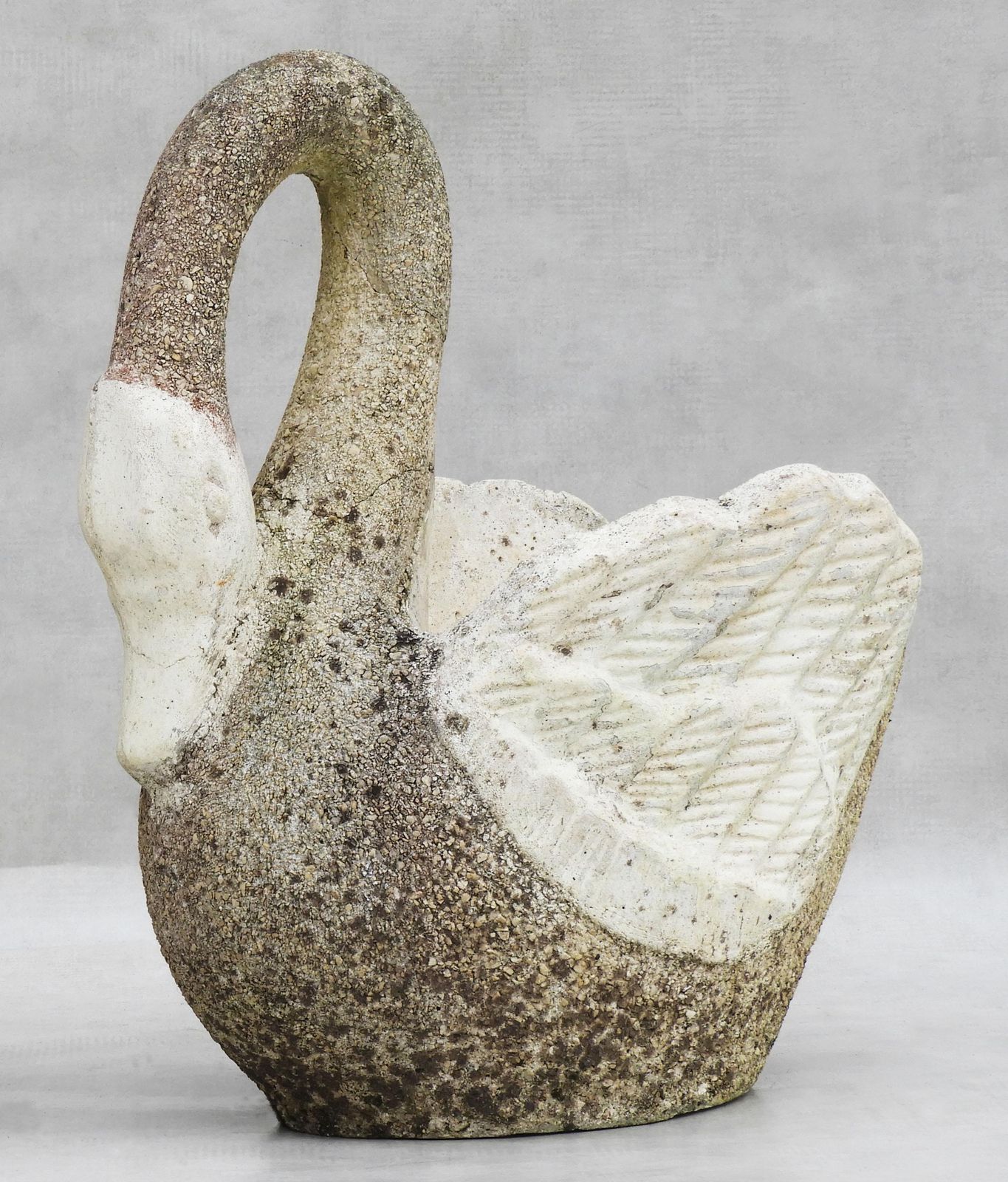 Pair Of Swan Planters C1960s France photo buy
