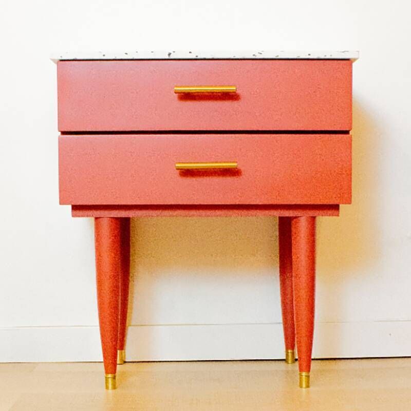 Vintage Nightstand, Spain, 1960's photo for sale