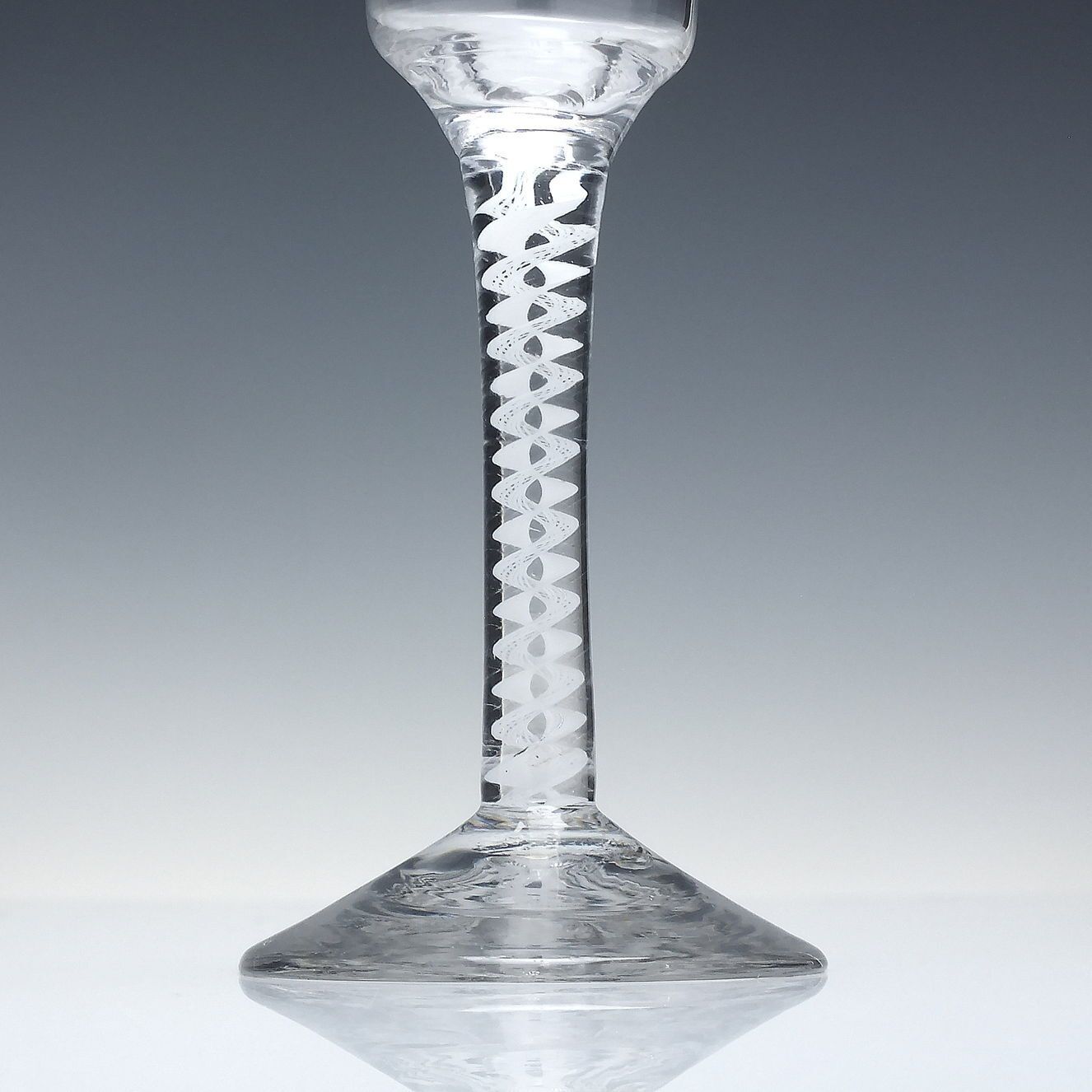 Georgian Wine Glass With Opaque Twist Stem C1760 photo Home Decor