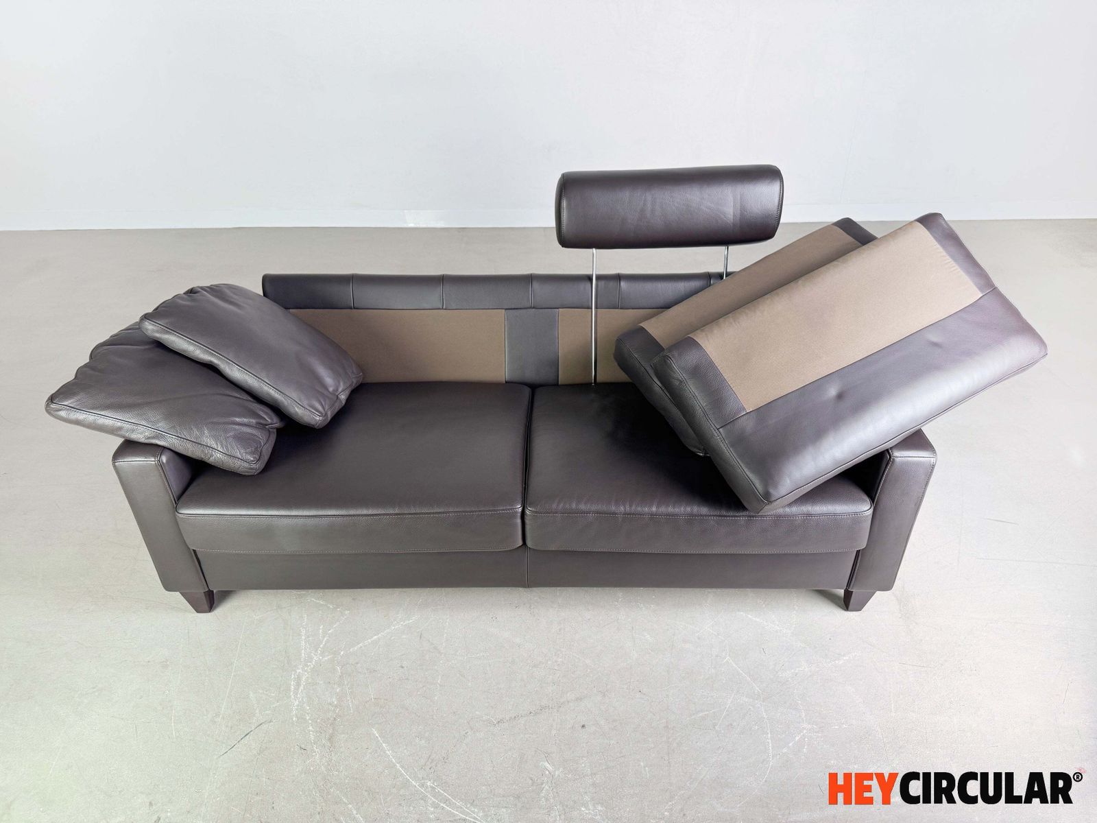 2-zits Ewald Schillig bank – leer – Concept Plus photo buy