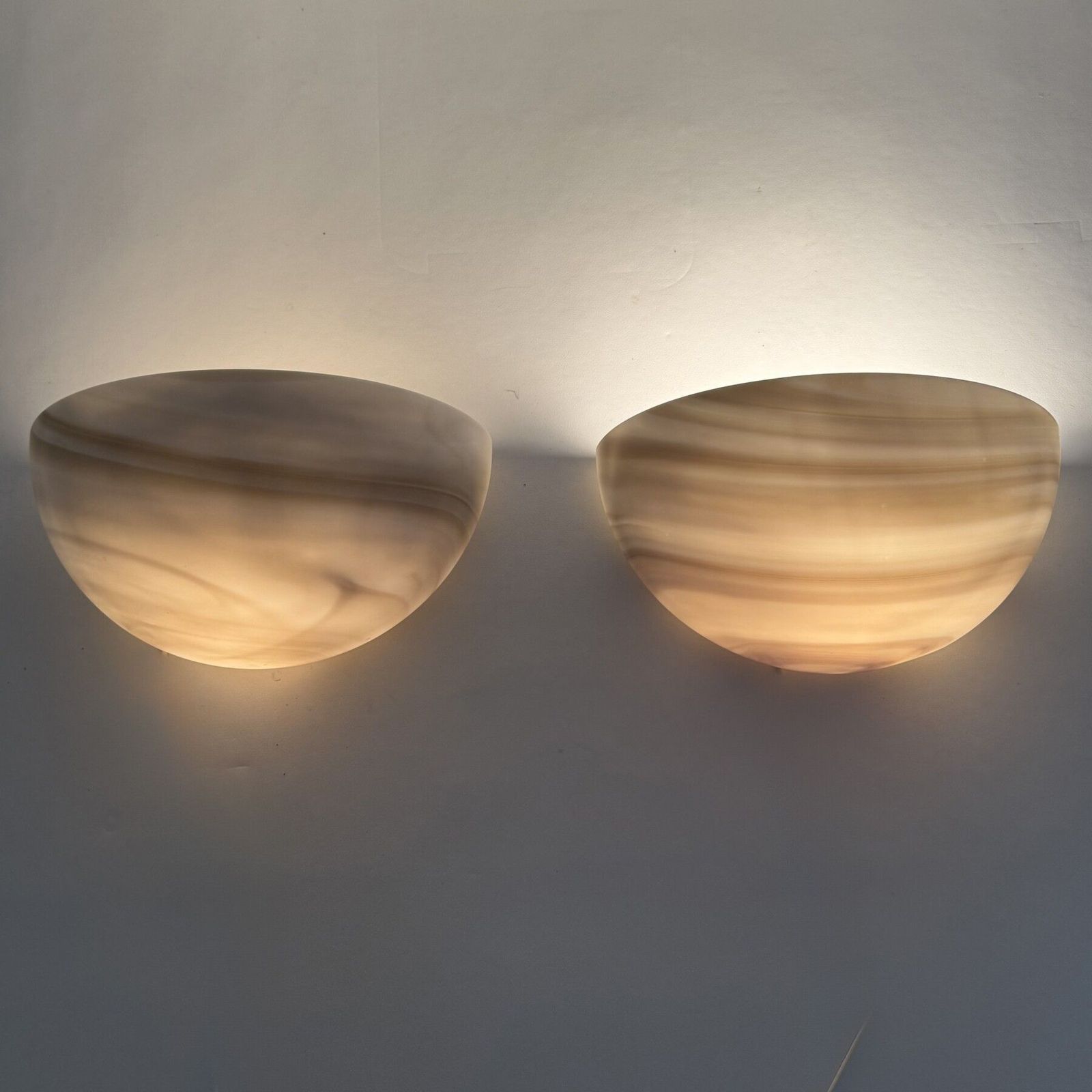 Set Of 2 Large Peil & Puzzler Carrara Wall Lamps Sconce , 1970s photo Lighting