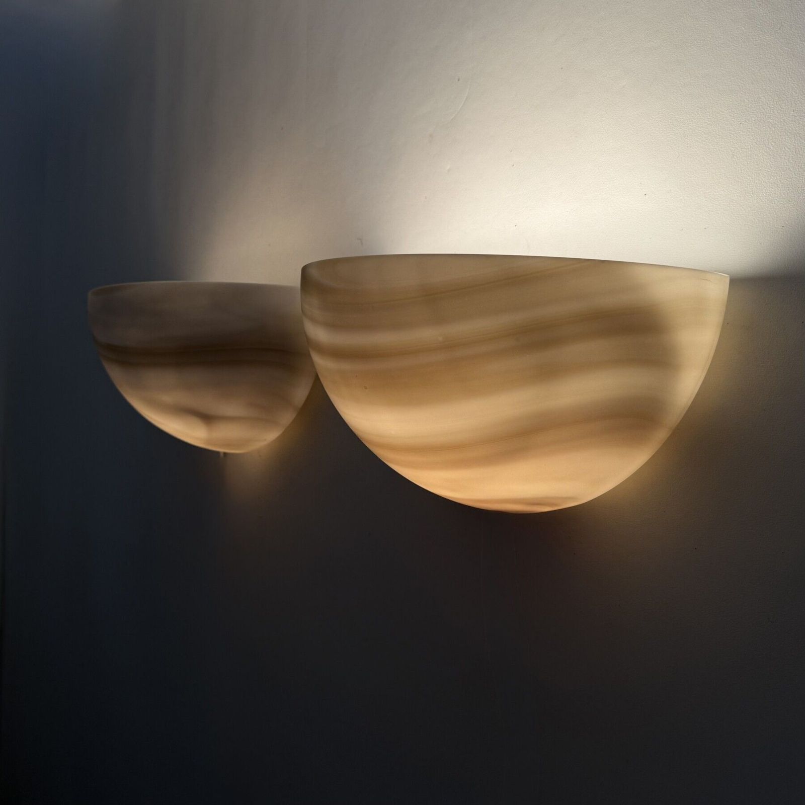 Set Of 2 Large Peil & Puzzler Carrara Wall Lamps Sconce , 1970s photo 887.0