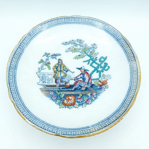 Antique Cakestand H.B & Co. Pekin Pattern Pedistal Chinese Design Hulme & Berkin photo furniture
