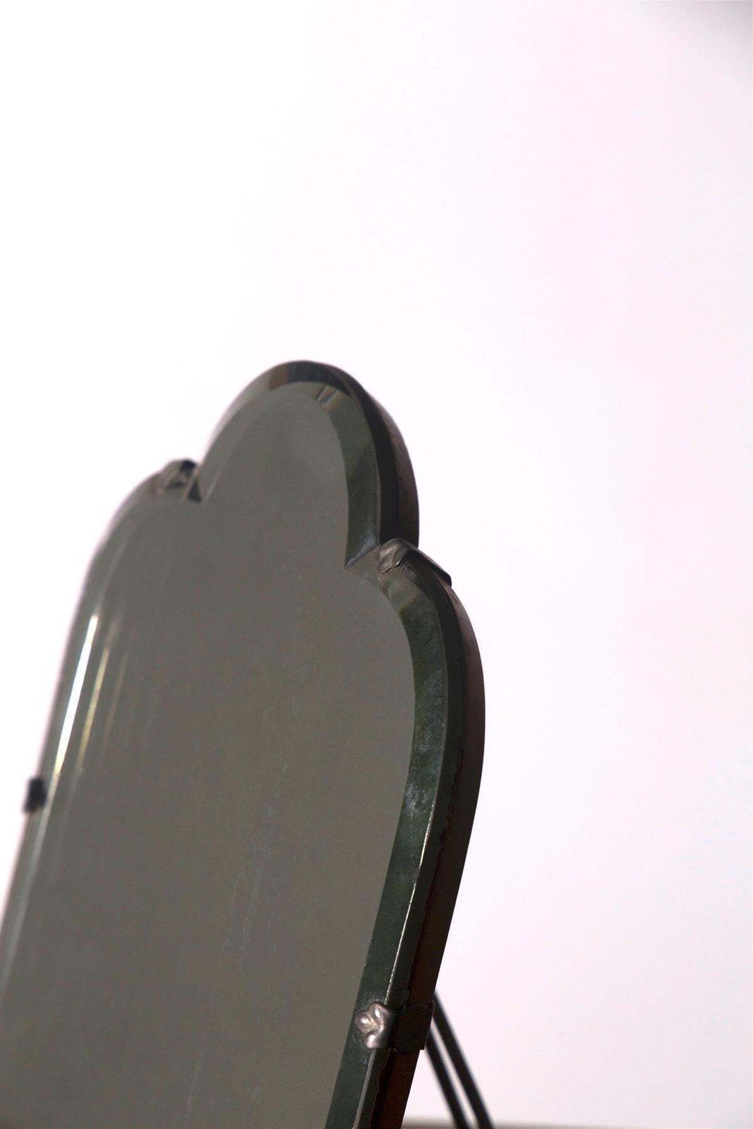 Elegant Table Mirror From The Italian Art Deco Period, Label photo 1853.0