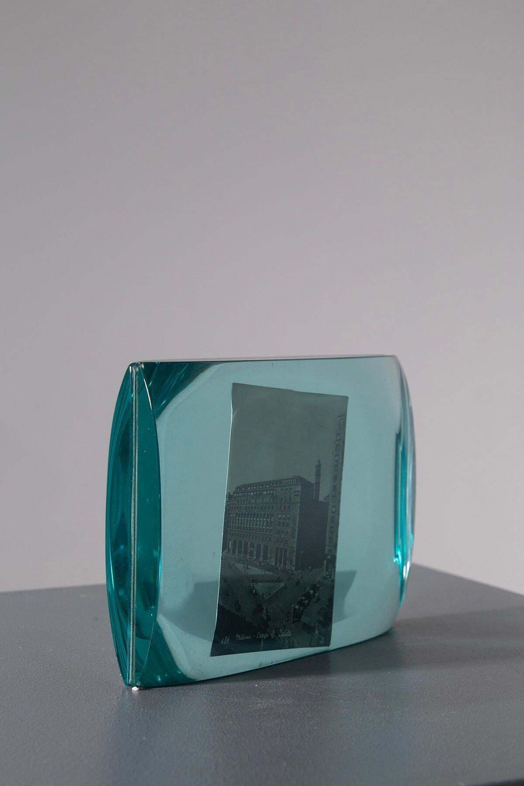Erwin Walter Burger For Fontana Arte Crystal Photo Holder photo furniture