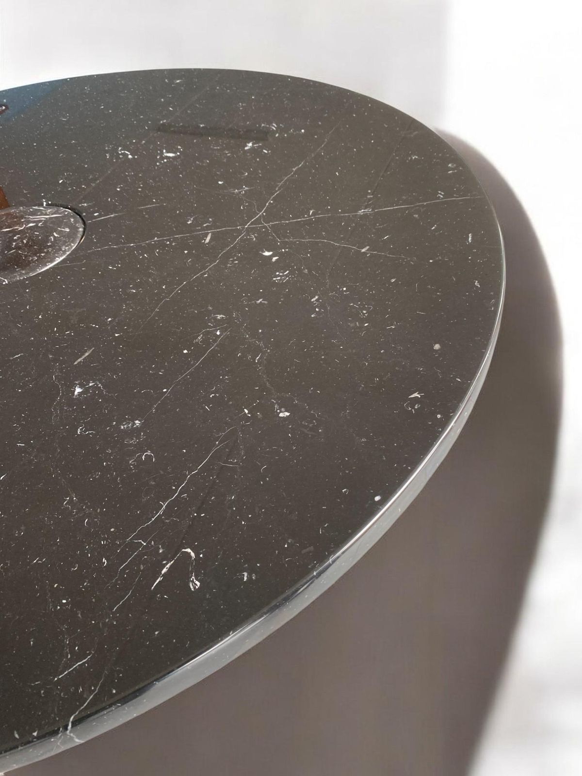 photo vinterior Marquina Marble Table Designed By Angelo Mangiarotti For Skipper, Eros Series