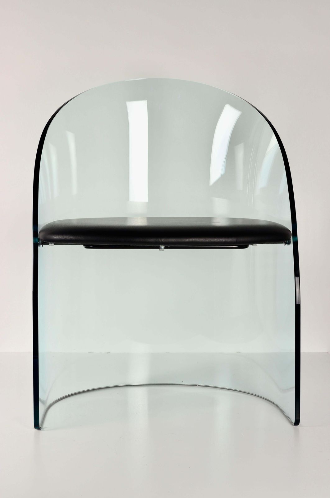 photo vintage Glass Chair In The Manner Of Louis Dierra