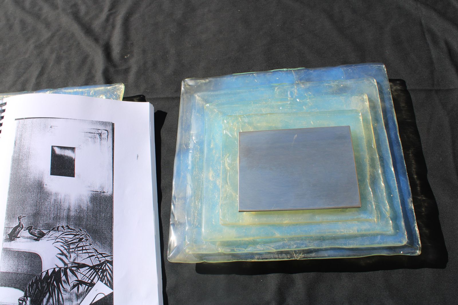 4631.0 Rare Pair Of Carlo Nason Wall Lights For Mazzega Published Book Vetri D'arte photo