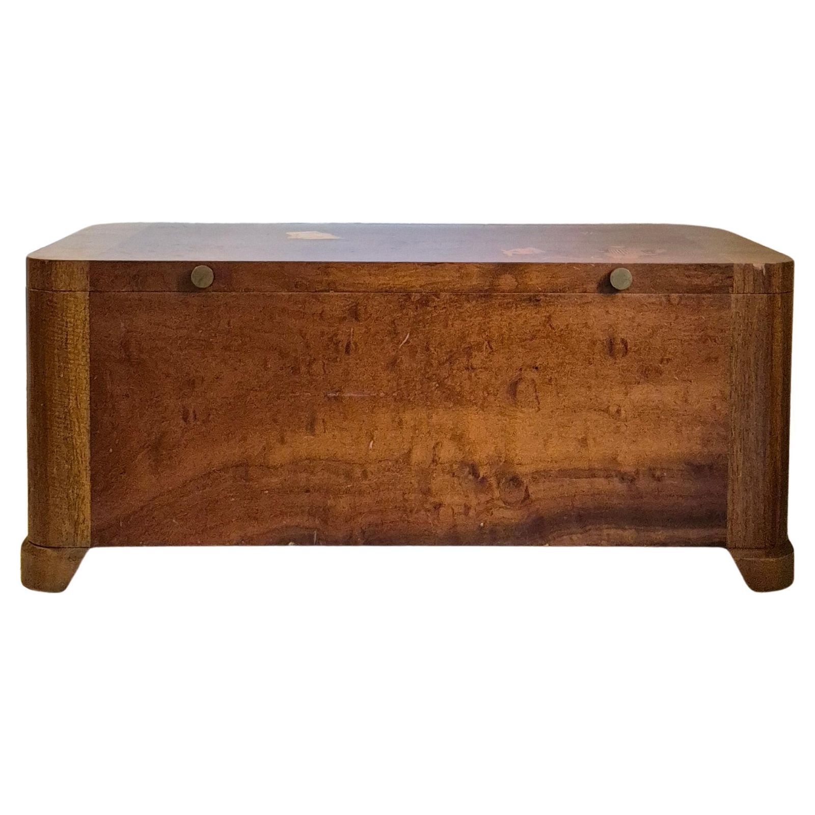 Blanket / Bed End / Coffee Table   Chest, Marine Decor Intarsia, Swedish Modern