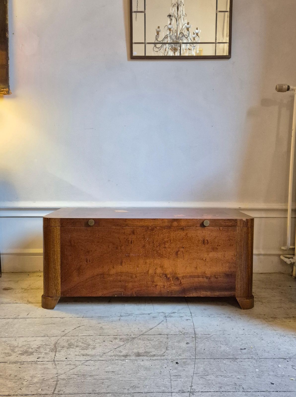 Blanket / Bed End / Coffee Table   Chest, Marine Decor Intarsia, Swedish Modern photo furniture
