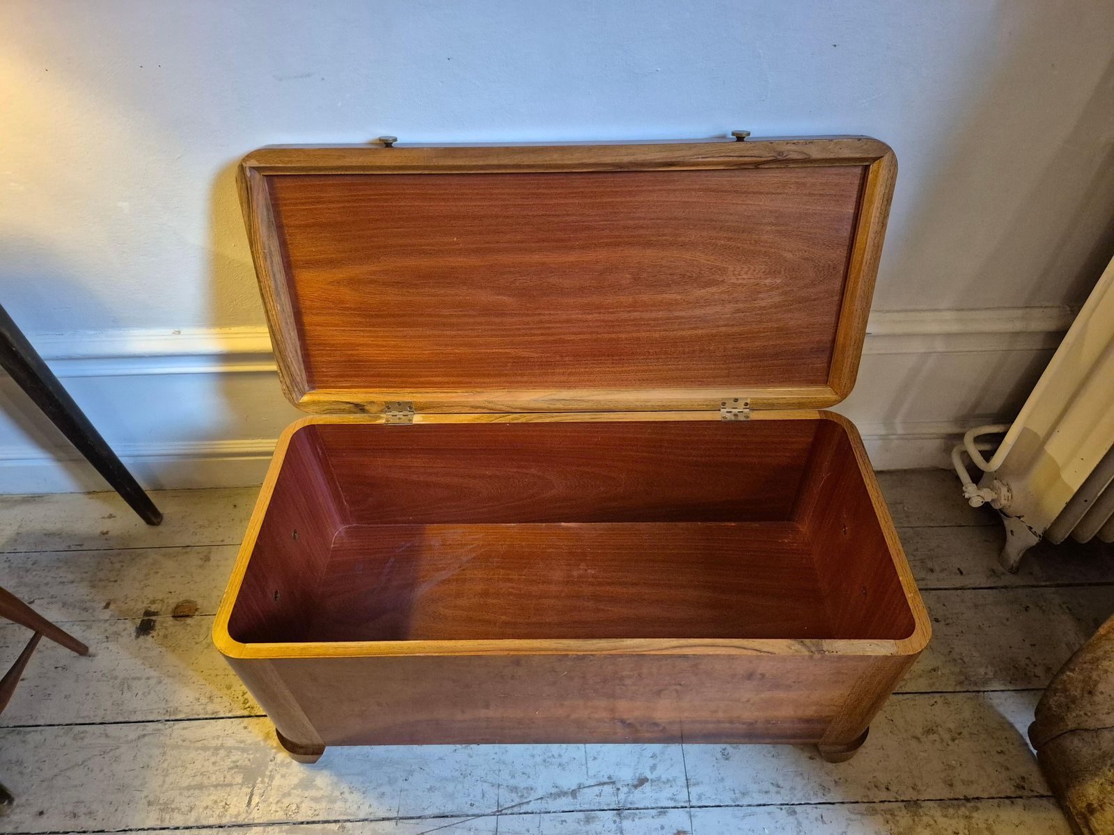 photo vinterior Blanket / Bed End / Coffee Table   Chest, Marine Decor Intarsia, Swedish Modern