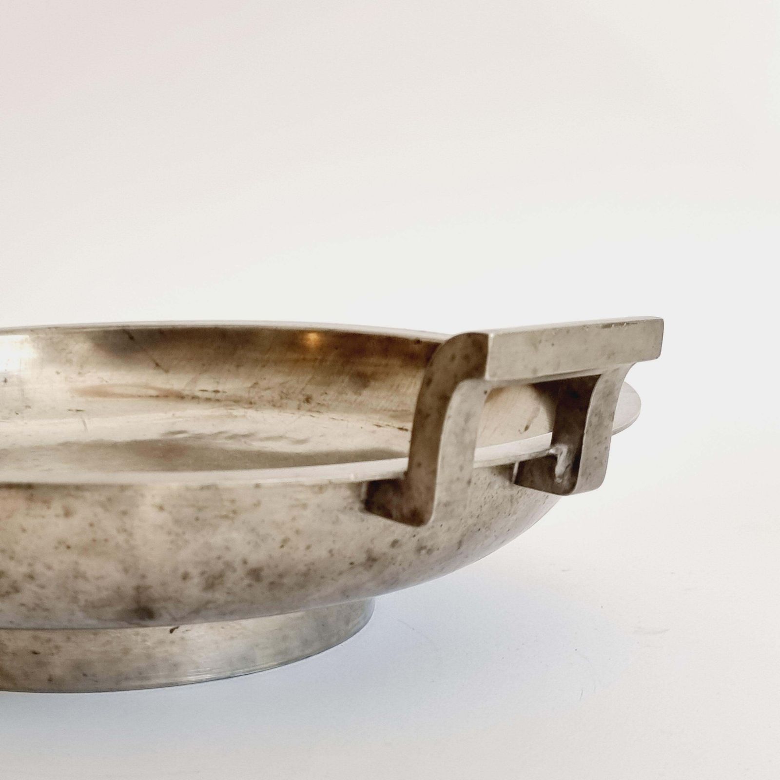 Large Pewter Bowl With Handles, Swedish Grace, Firma Svenskt Tenn photo furniture