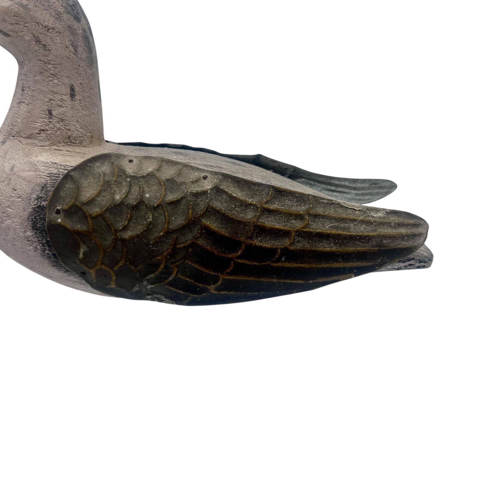 Vintage Folk Art Wood Carved Seagull   Iron Feet   Tin Wings   Home Decor photo Garden Decor