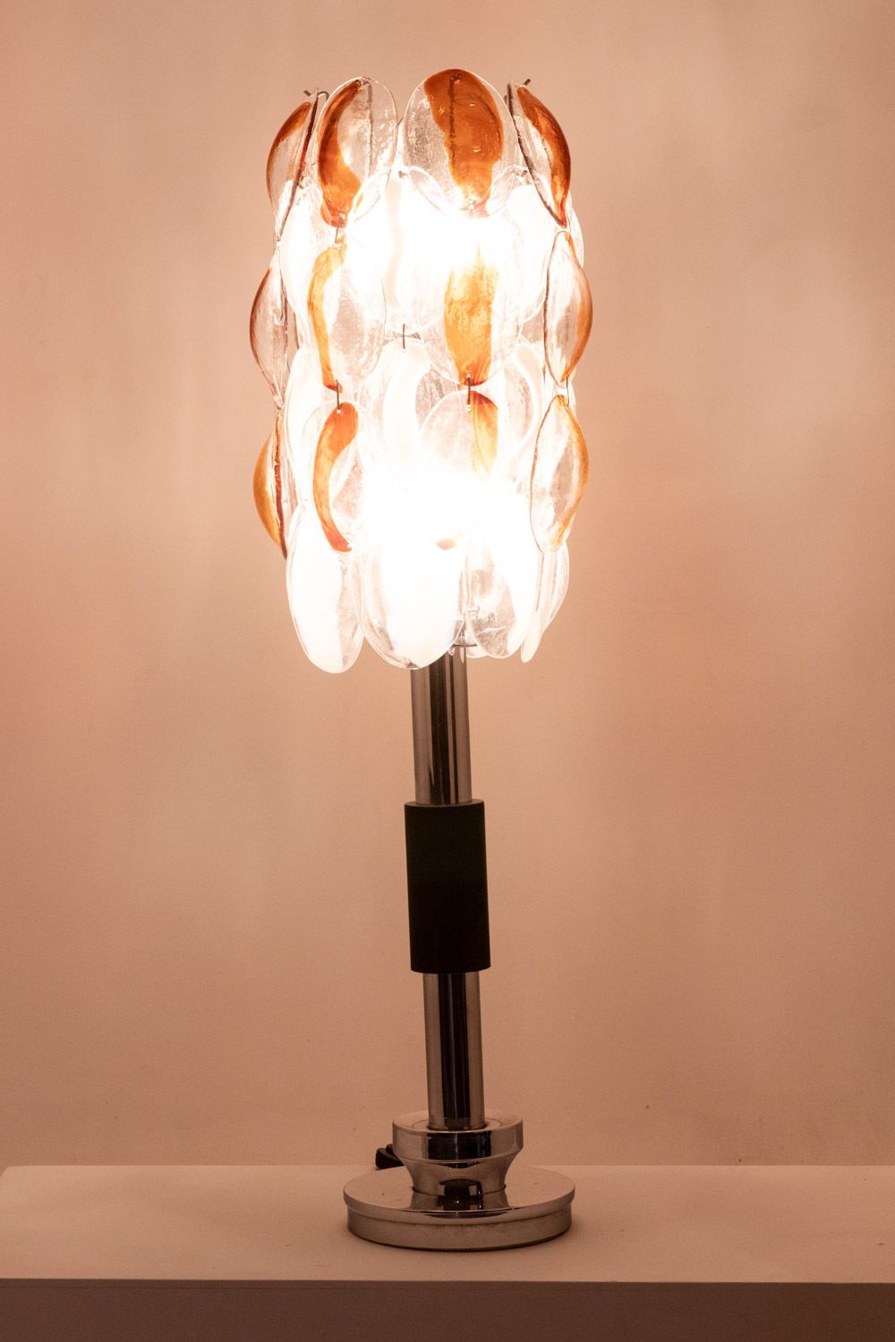 Mazzega. Pair Of Foot Lamps, Or Floor Lamps. 1970s. photo furniture