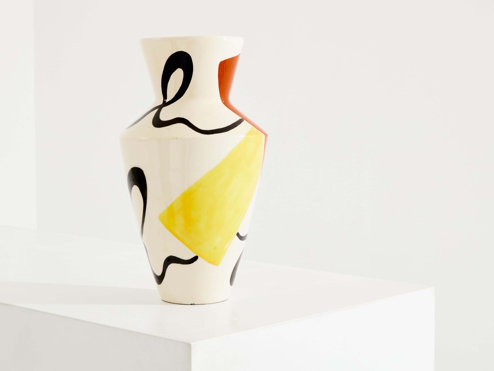 Vase en céramique émaillée Roland Brice, 1950 photo furniture