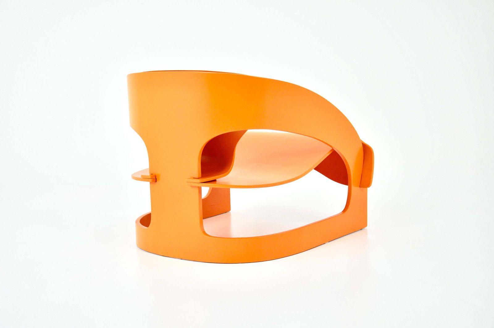Model 4801 Armchair By Joe Colombo For Kartell, 1960s photo vintage