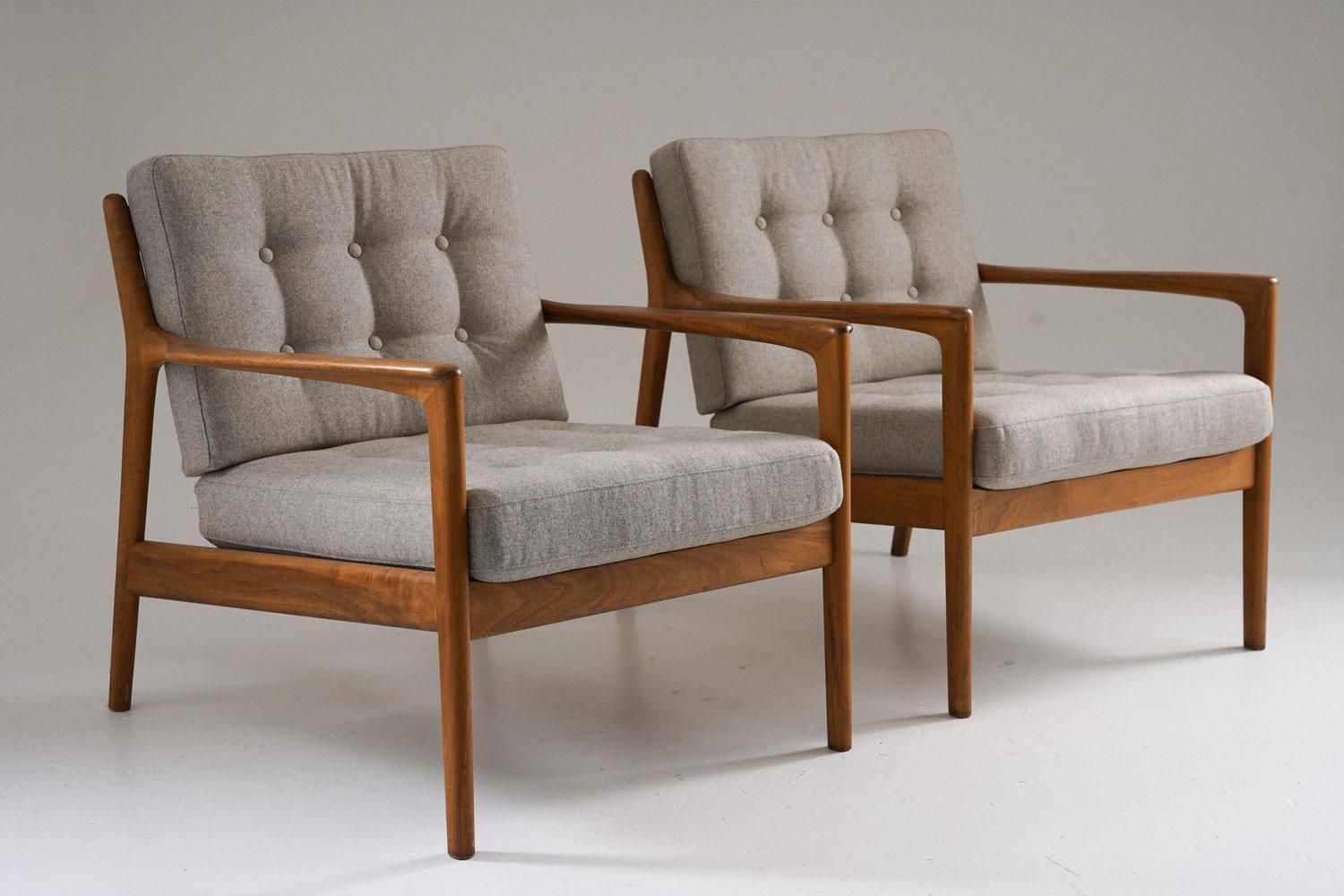 Scandinavian Midcentury Lounge Chairs Model "USA 75" By Bertil Fridhagen photo furniture