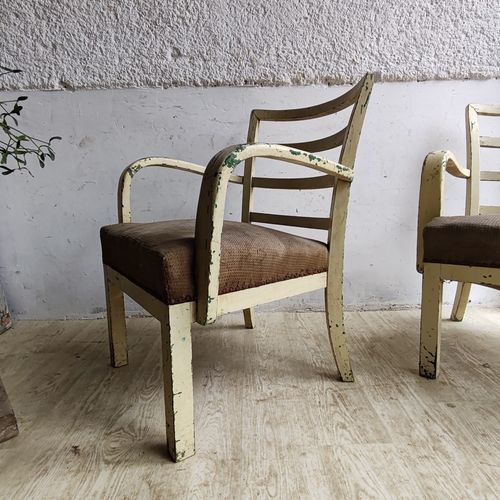 Furniture Vintage 1920s Antique Bentwood Conservatory Chairs Set Of 2 Austrian photo