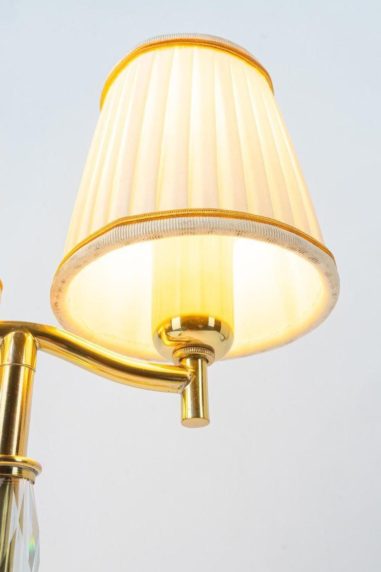photo vinterior Bakalowits Table Lamp With Cut Glass And Original Shades Vienna Around 1950s