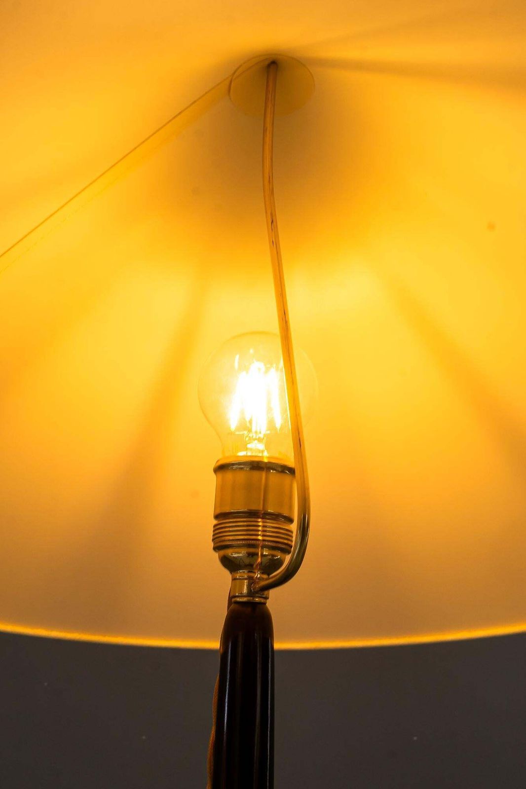 photo buy Rupert Nikoll Floor Lamp With Fabric Shade Vienna Around 1950s
