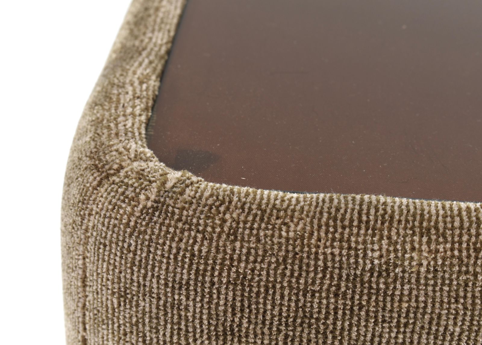 Mario Bellini For Cassina Attributed Coffee Table In Mohair, Italy   Circa 1970 photo vintage