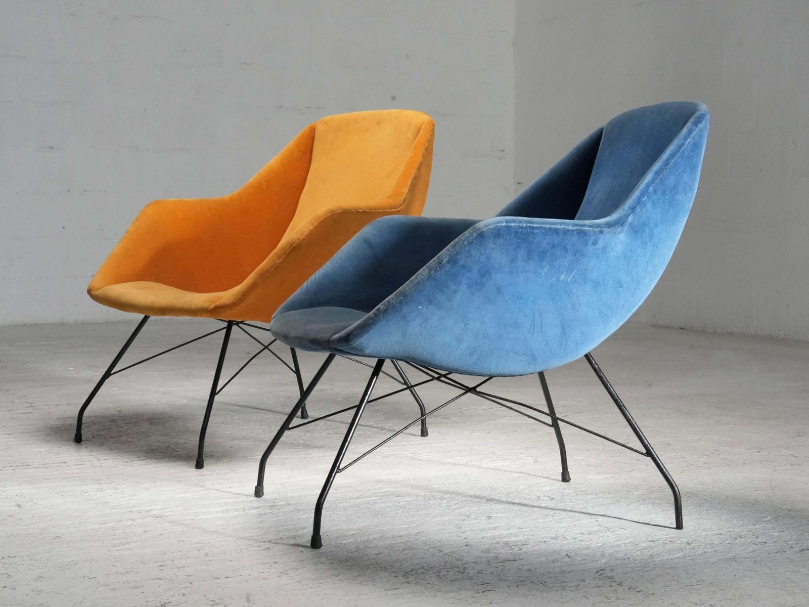 Set Of Two Carlo Hauner And Martin Eisler Lounge Chairs, Brazil 1960's photo Furniture