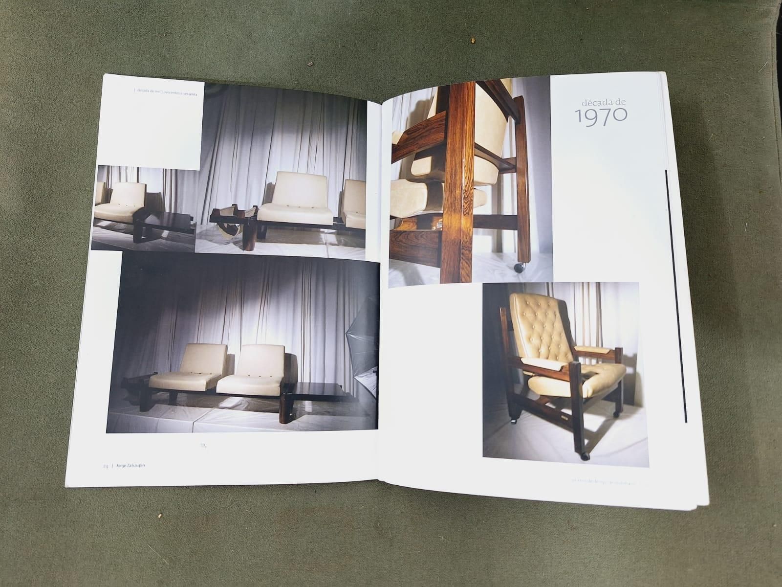 14804.0 Modular Sofa By Jorge Zalszupin In Hardwood, Steel And Fabric, Brazil, 1960's photo