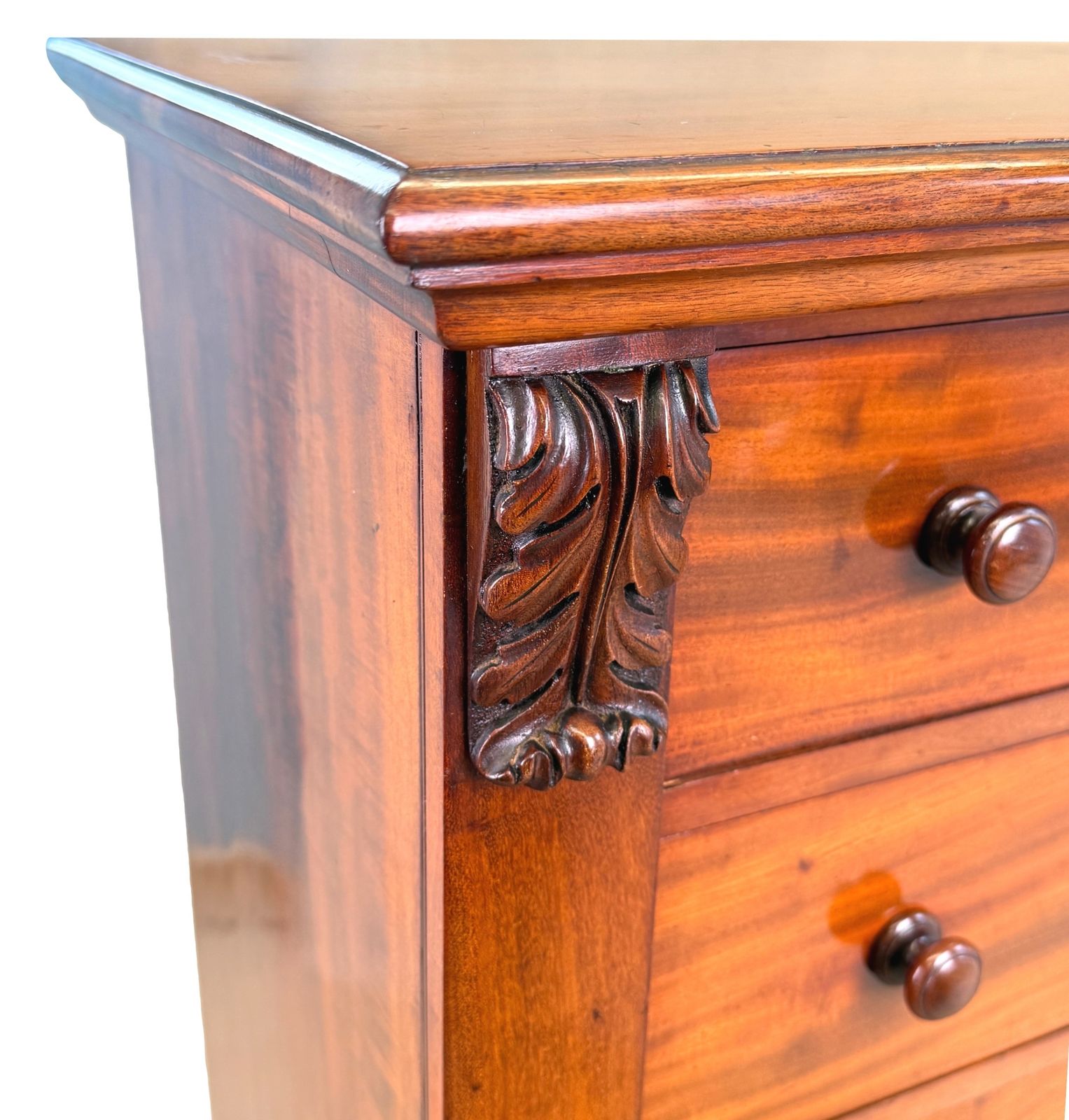 Regency Mahogany Wellington Chest Of Drawers (England, Circa 1835) photo Furniture