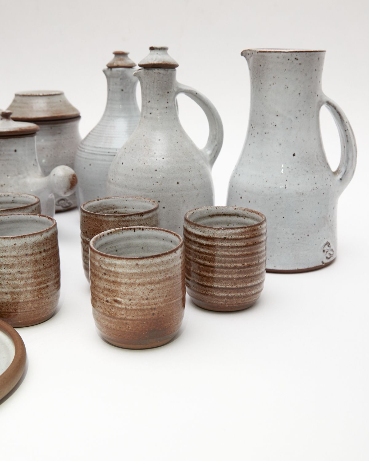 photo furniture Ceramic Set By Jeanne And Norbert Pierlot France, 1960s 