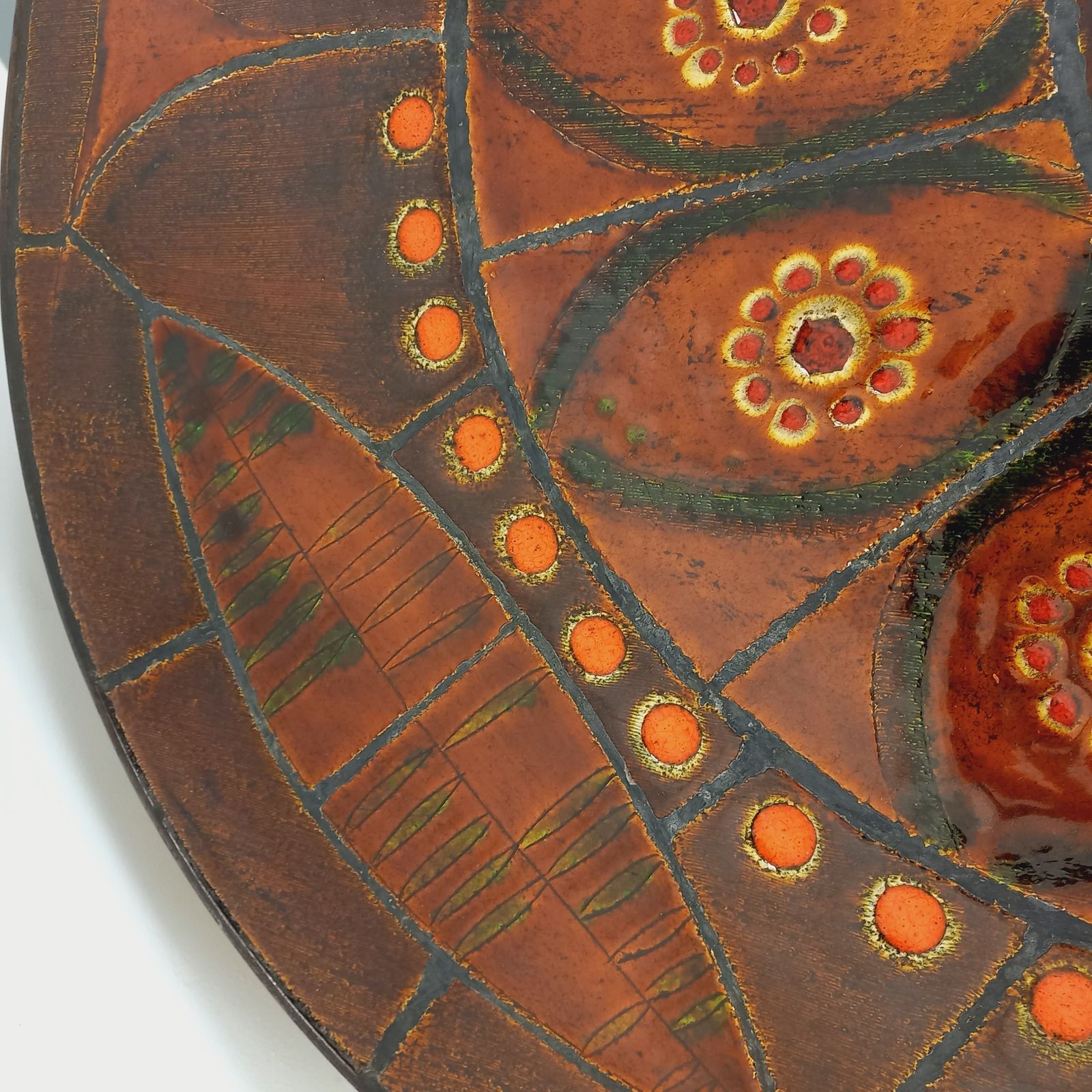 Raymond Corroyez Round Coffee Table In Ceramic And Steel photo for sale
