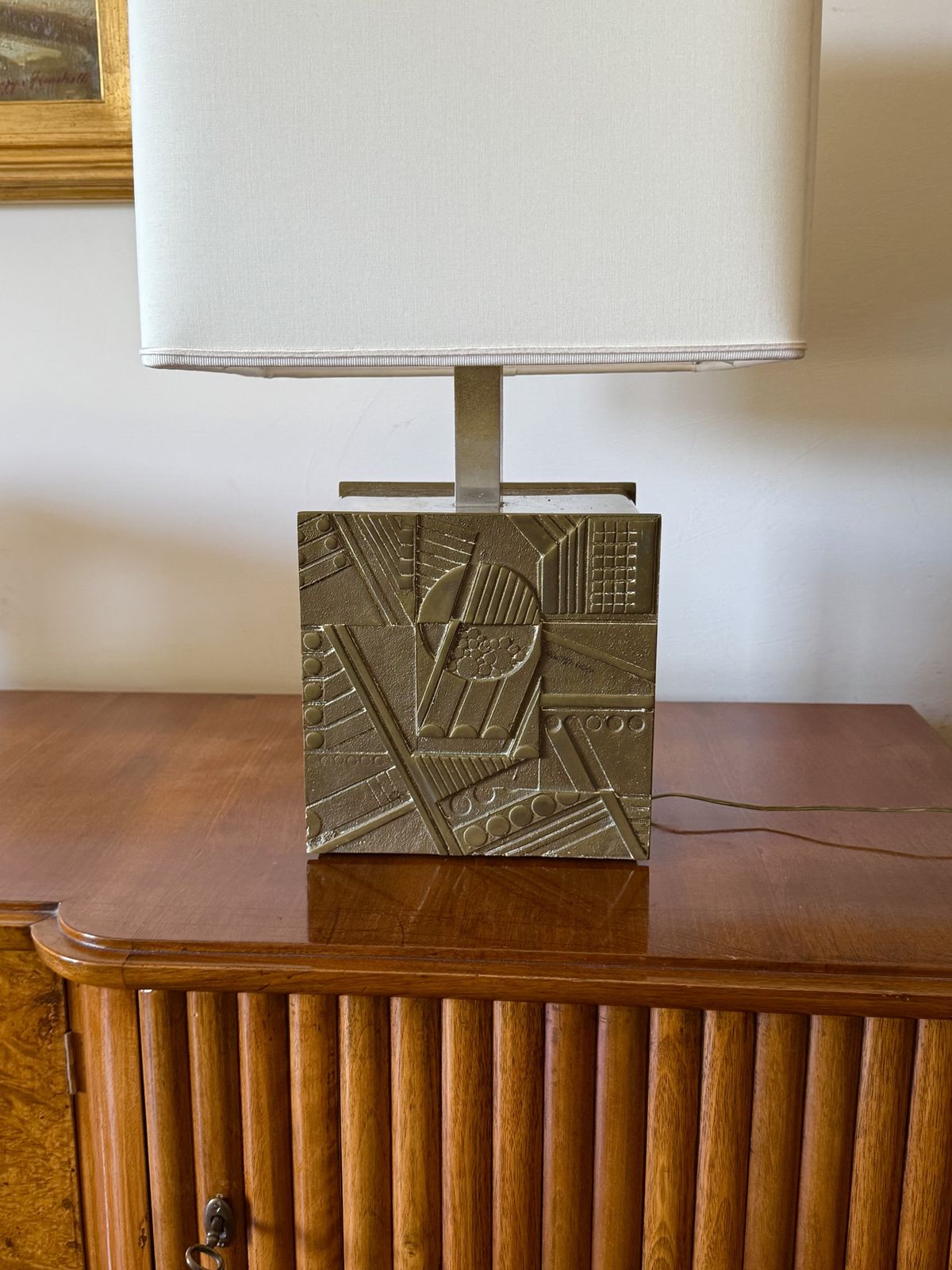 Luciano Frigerio, Hollywood Regency Table Lamp Base, Italy 1970 photo buy