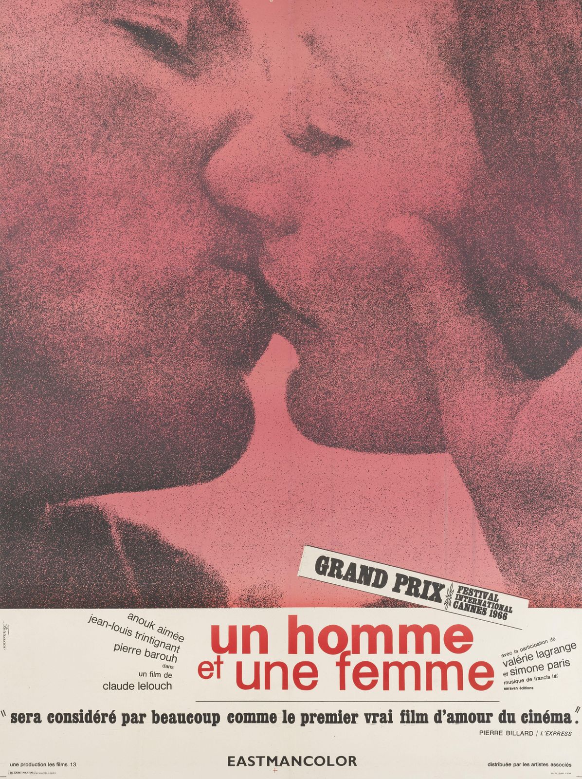 Un Homme Et Une Femme / A Man And A Woman photo for sale