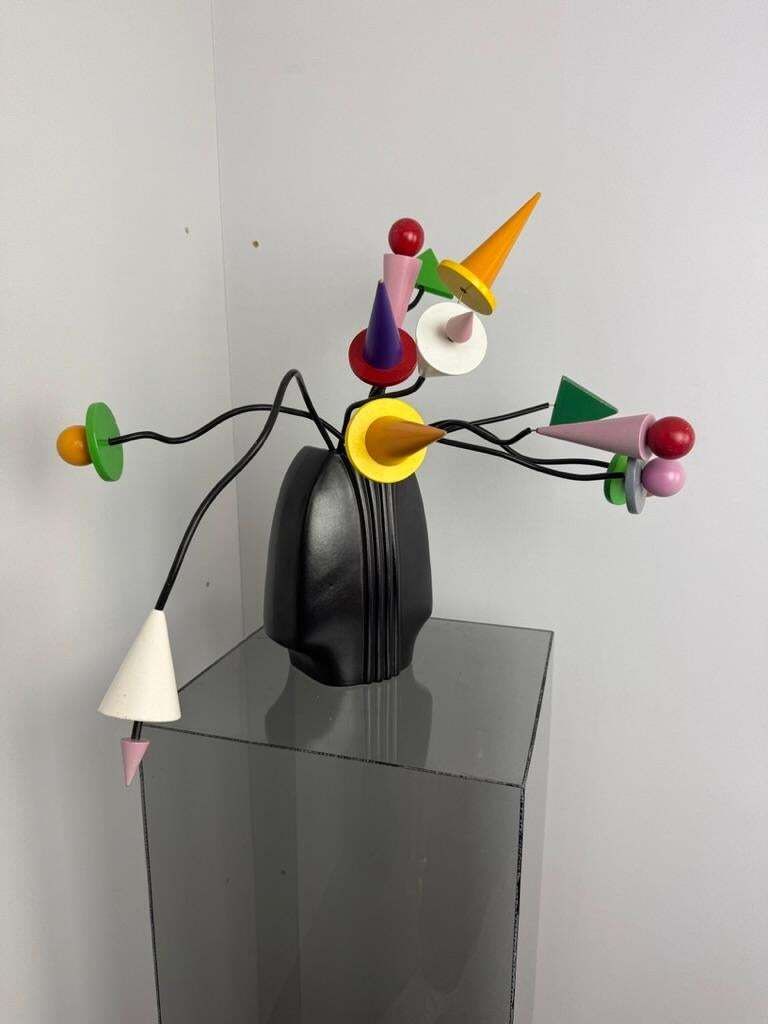 Memphis Style Flowers Bouquet Ettore Sottsass   Italy photo Art