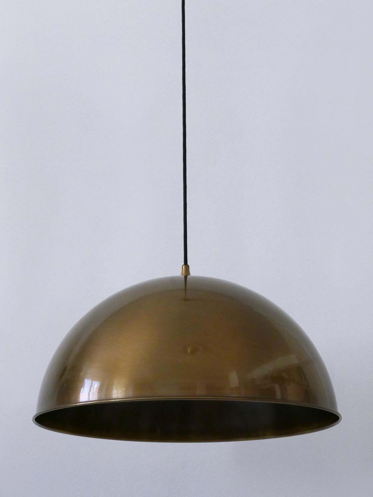 photo buy Large & Elegant Mid Century Counterweight Brass Pendant Lamp By Florian Schulz