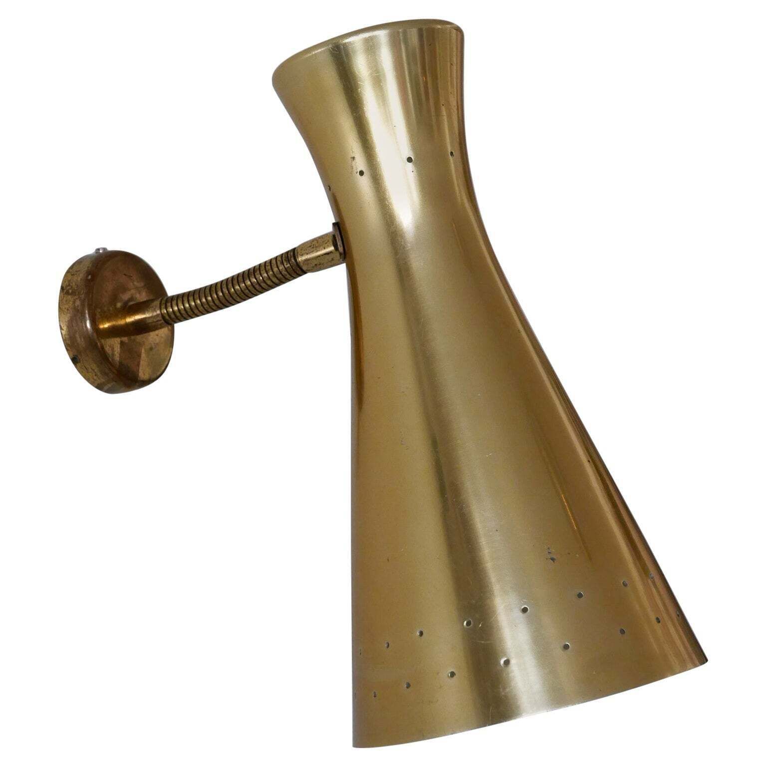 Lovely Mid Century Modern Diabolo Wall Lamp Or Sconce Germany 1950s