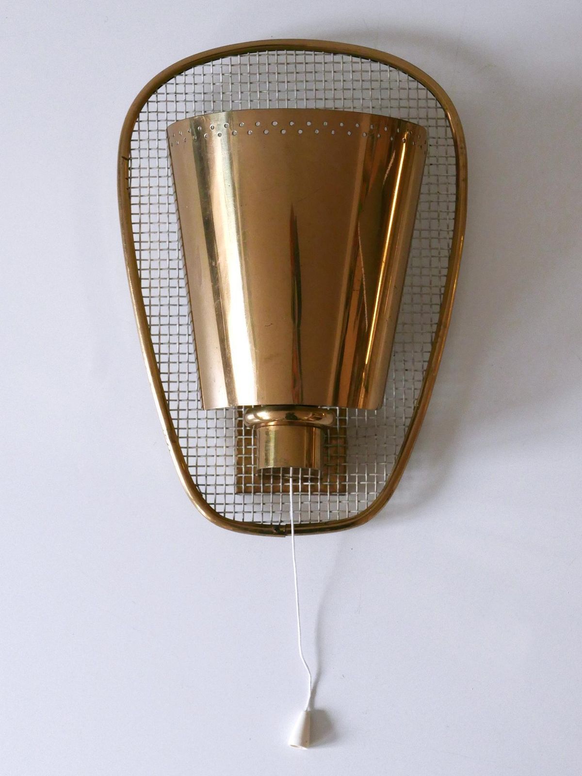 Set Of Two Rare & Highly Decorative Mid Century Modern Sconces Germany 1950s photo 3264.0