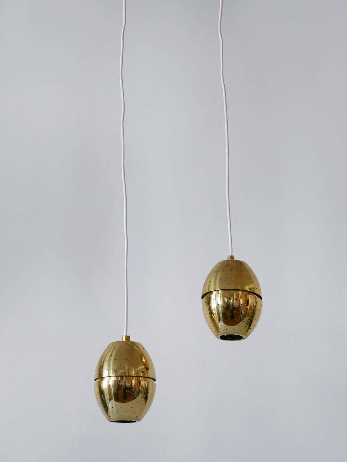 Set Of Two 'Egg' Pendant Lamps By Hans Agne Jakobsson For Ab Markaryd, Sweden photo vinterior