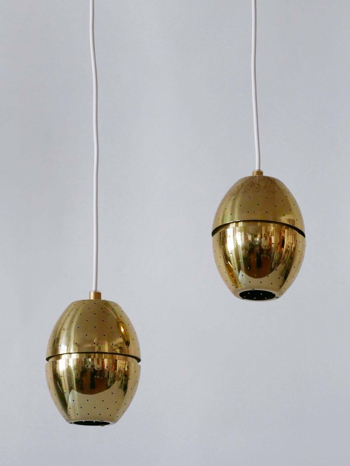 photo furniture Set Of Two 'Egg' Pendant Lamps By Hans Agne Jakobsson For Ab Markaryd, Sweden