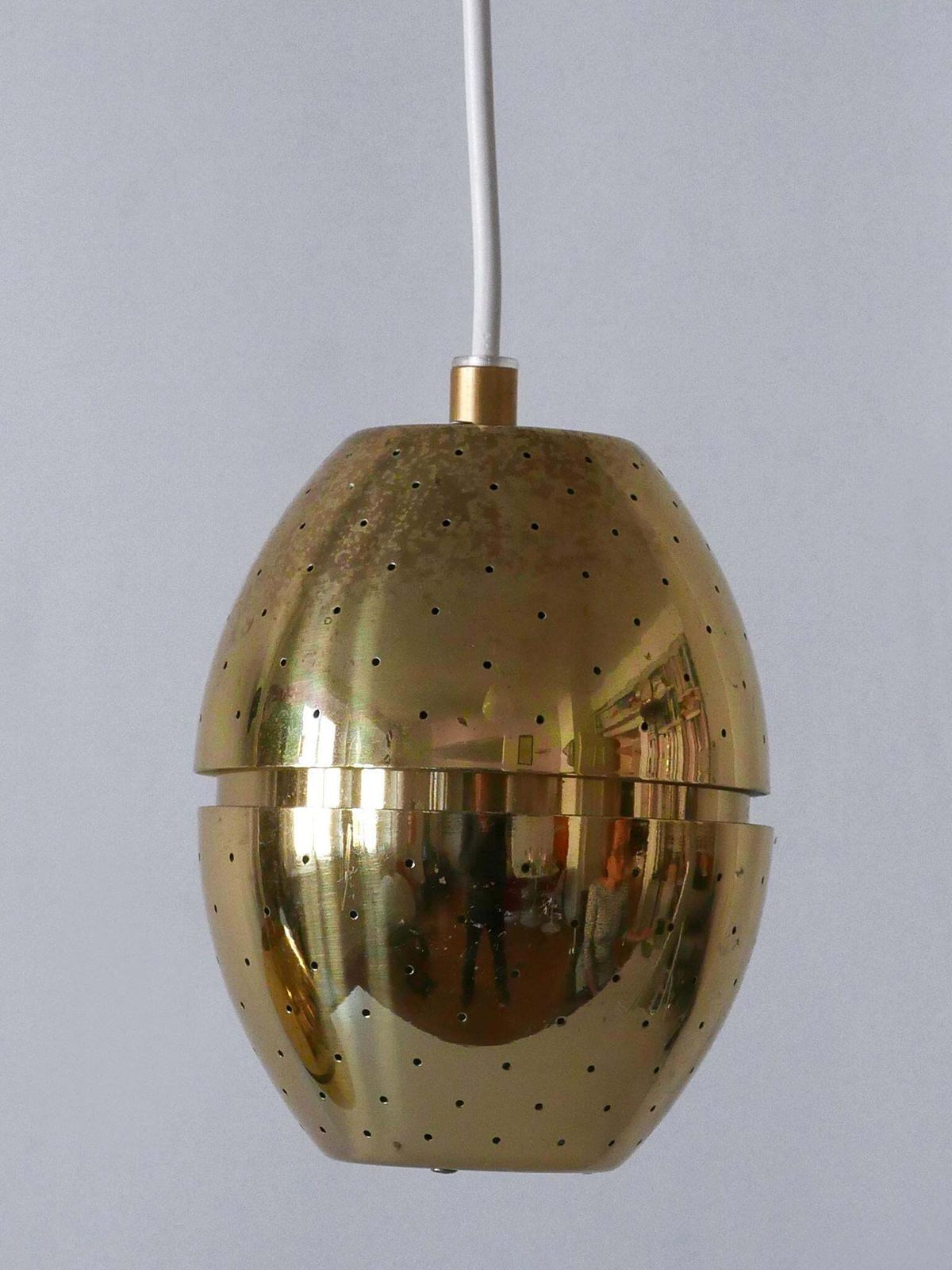 photo vintage Set Of Two 'Egg' Pendant Lamps By Hans Agne Jakobsson For Ab Markaryd, Sweden