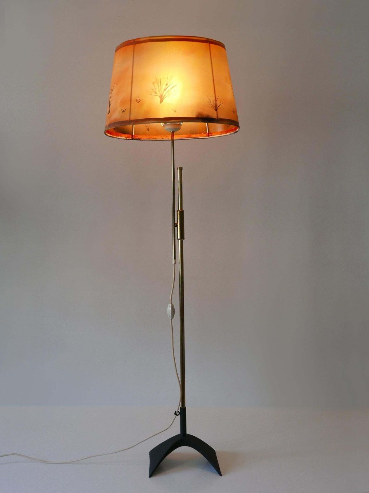 photo furniture Mid Century Modern Telescopic Floor Lamp By Gebrüder Cosack Germany 1950s