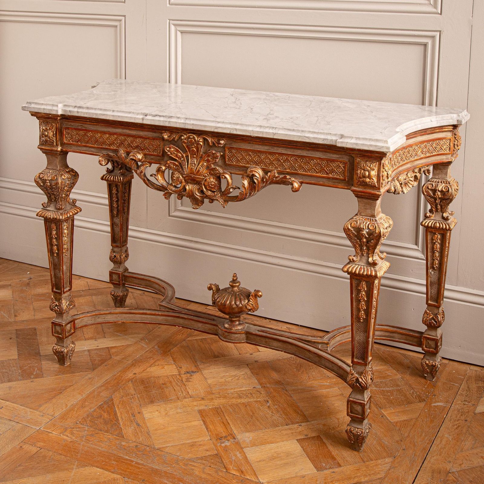 Furniture Giltwood French Louis XIV Style Console Made By La Maison London photo