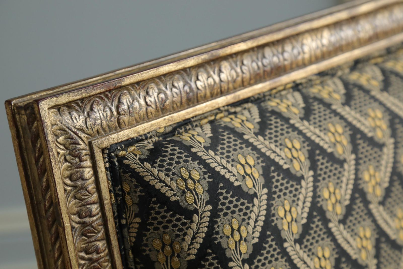 5317.0 Louis XVI Jacob Style Giltwood Bergere Made By La Maison London photo