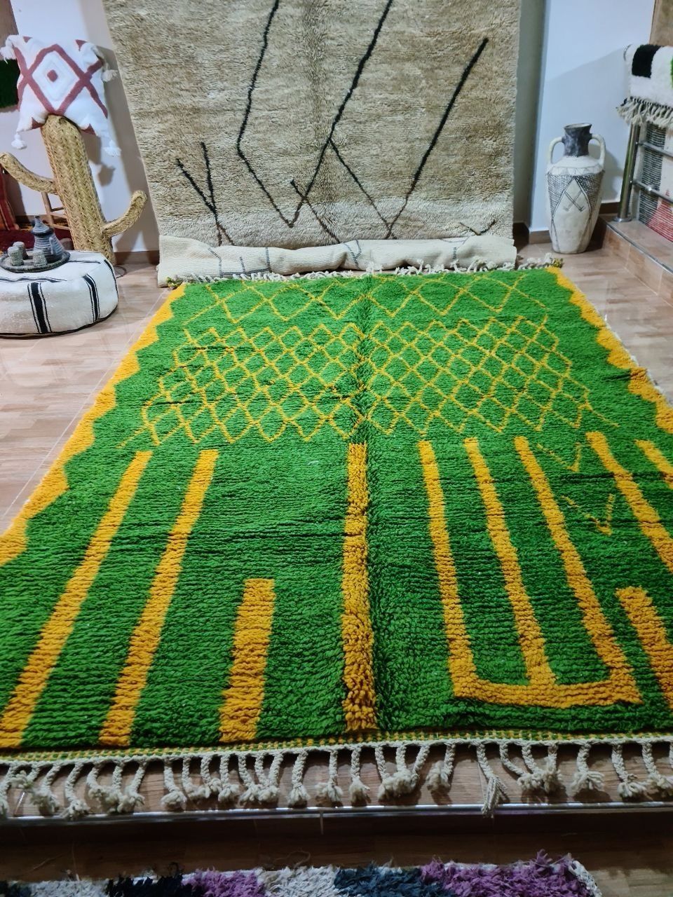 Authentic Handmade Beni Ourain Rug – Luxurious Berber Elegance 300x200 Cm photo buy