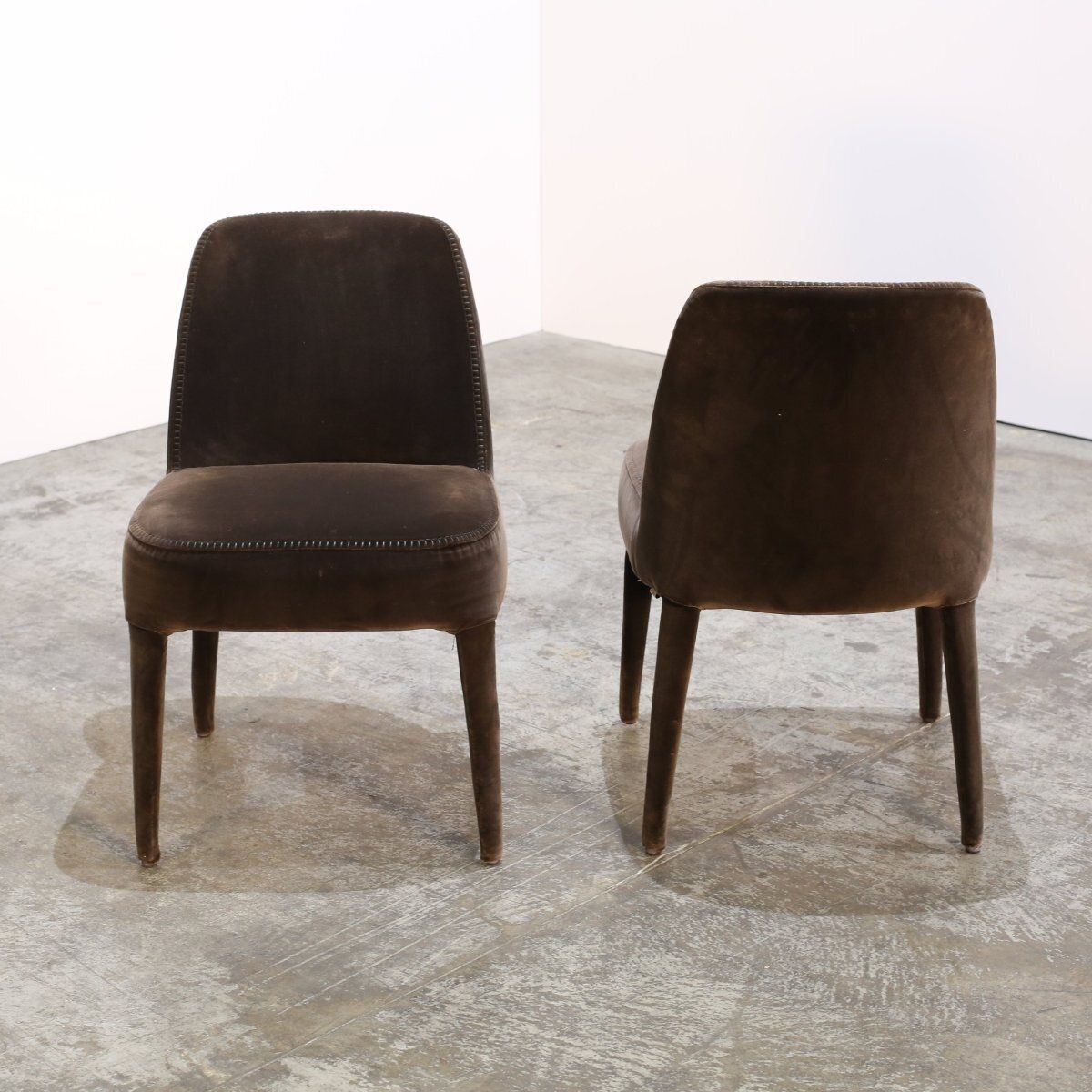 photo for sale Maxalto Black Febo Dining Chair By Antonio Citterio, Set Of Four